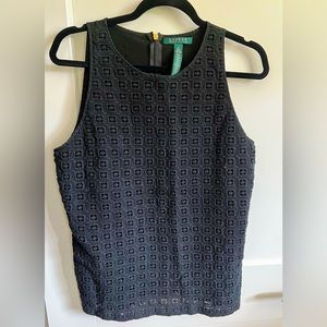 Lauren Ralph Lauren Black Tank Top